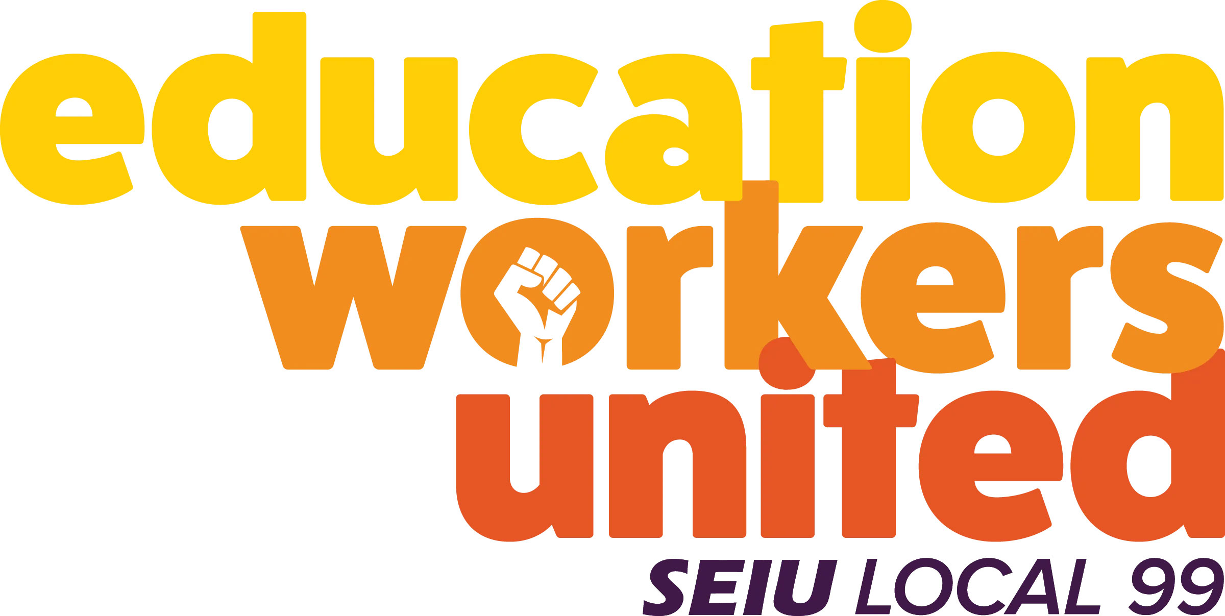 Education Workers United SEIU Local 99 logo